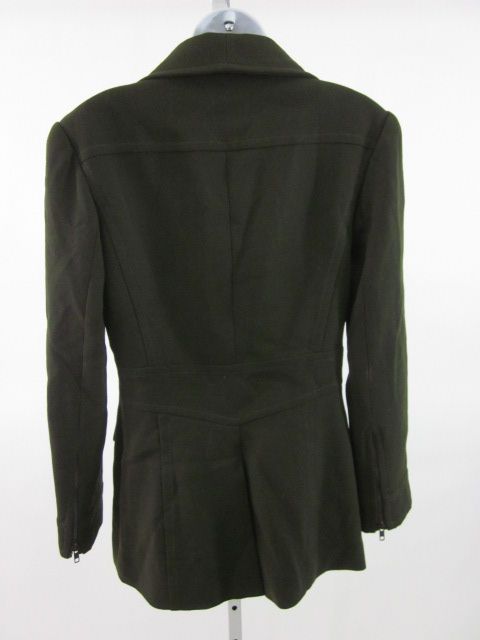 VICTOR ALFARO Olive Green Wool Jacket Blazer Sz 6  