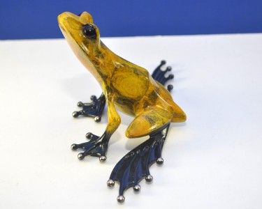 WHATS UP by Frogman Tim Cotterill Bronze Frog  
