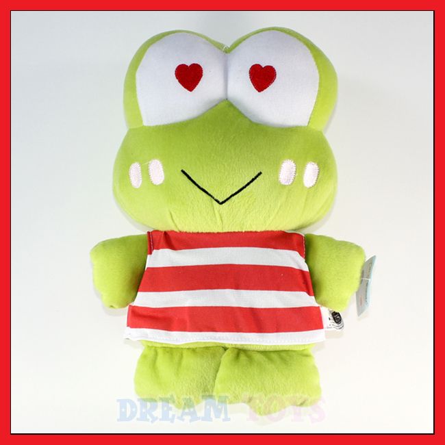 Sanrio 13 Keroppi Heart Eyes Plush Doll Toy Frog Large  