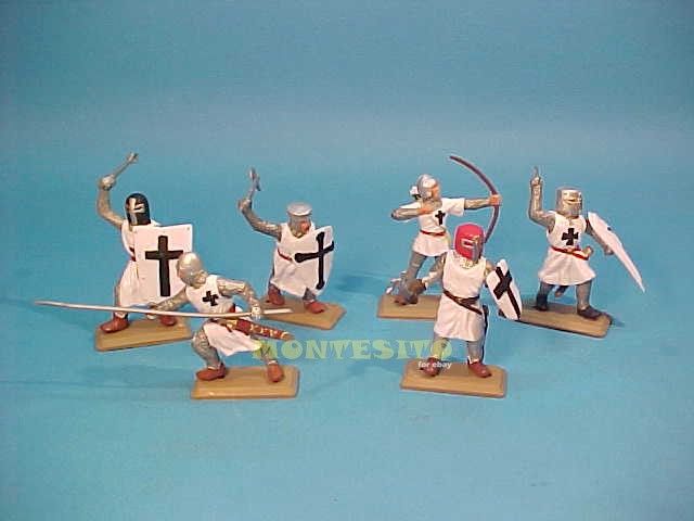 TEUTONIC KNIGHTS CRUSADERS (BLACK CROSS) TOY SOLDIERS  