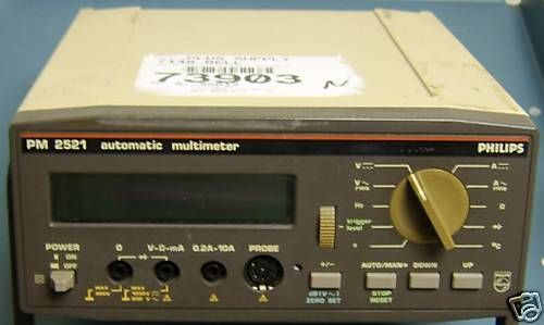 Philips PM 2521 PM2521 Digital Multimeter, parts unit  