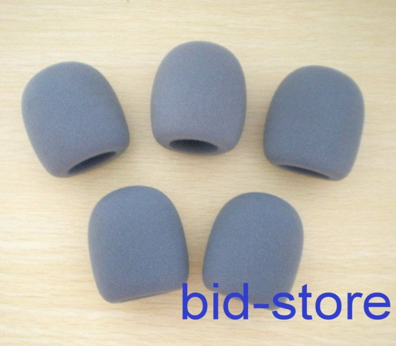 grey Microphone Grill Foam Cover Audio Mic Shield  