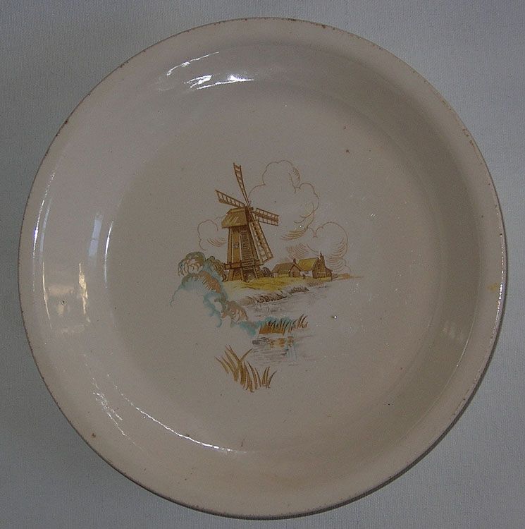 Vintage Universal Cambridge Windmill Pie Plate Dish  