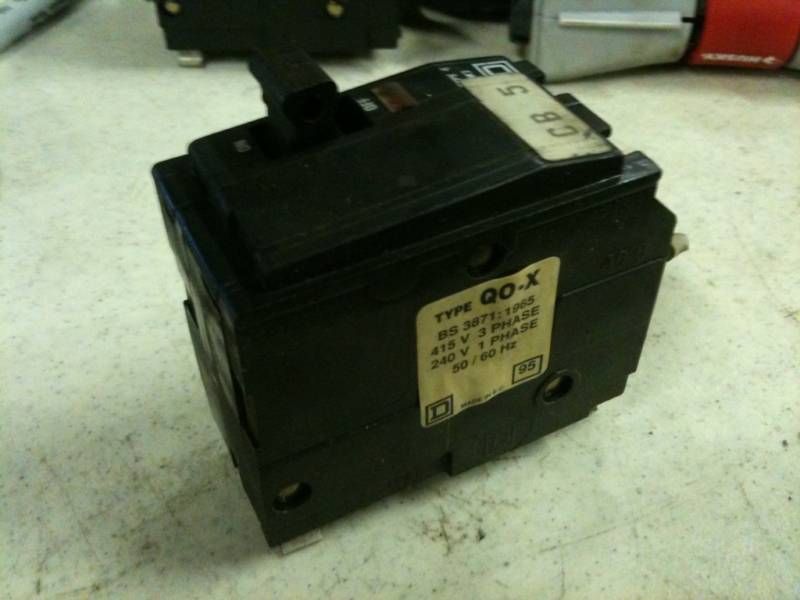 SQUARE D CIRCUIT BREAKER 6 AMP TYPE QO X, WARRANTY  